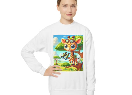 Giraffe Lookout Youth Crewneck Sweatshirt