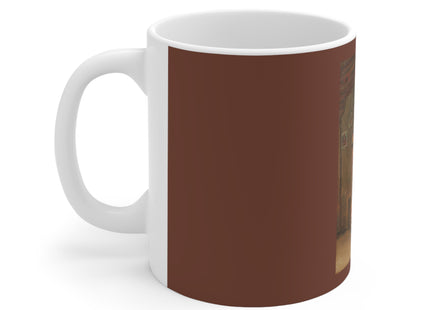 A Buddhist Lama at a Feast at Pemionchi Monastery by Vasily Vereshchagin Ceramic Mug 11oz