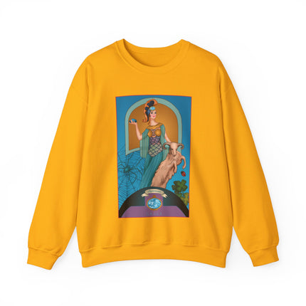 March & Aquamarine (Gem Series) by Sofia Chiostri Unisex Heavy Blend™ Crewneck Sweatshirt