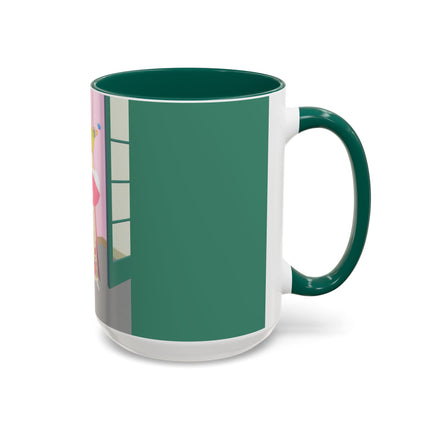 The Yellow Hat Colorful Mugs – 1920s Vogue Whimsy & Playful Elegance
