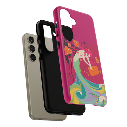 Mermaid Dive Phone Case – Vibrant Waves & Playful Elegance