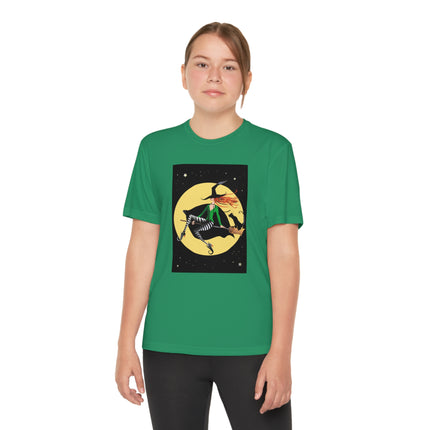A Witch’s Moonlit Flight Youth Competitor Tee