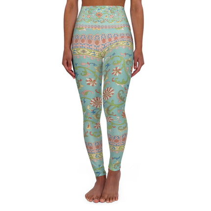 Chinese Ornament by Owen Jones High Waisted Yoga Leggings (AOP)