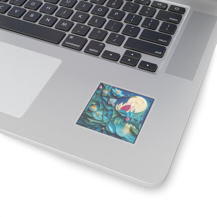 Ethereal Moonlit Lake Kiss-Cut Stickers (4 Sizes)
