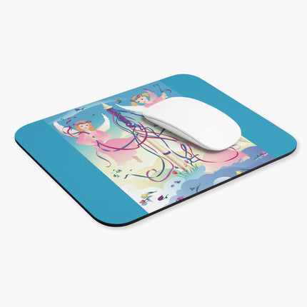 Angelic Revelry Mouse Pad, Rectangle