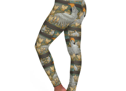 Cockatoos & Magnolia by Maurice Pillard Verneuil High Waisted Yoga Leggings (AOP)
