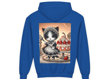 Patisserie Kitten Youth Heavy Blend Hooded Sweatshirt