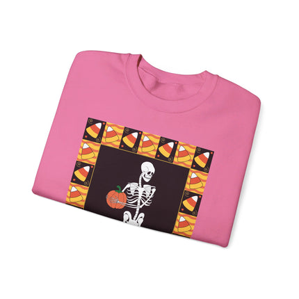 Candy Corn Skeleton Unisex Heavy Blend™ Crewneck Sweatshirt