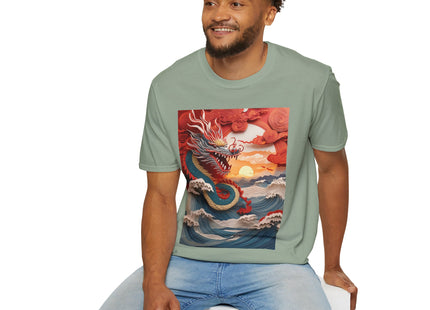 Stormbound Dragon Garment-Dyed T-shirt Softstyle T-Shirt