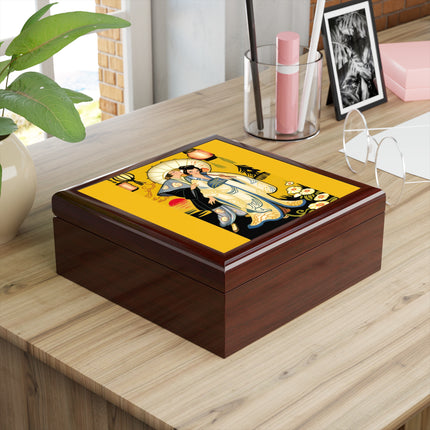 Golden Embrace Jewelry Box