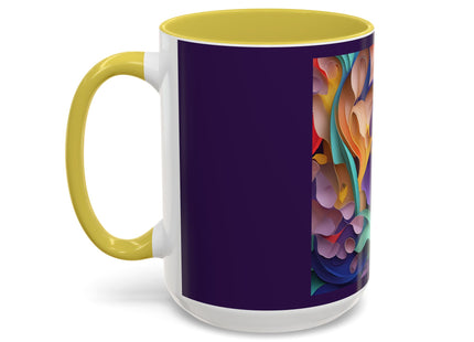 The Elegant Iris Flower Colorful Mugs (11oz, 15oz)