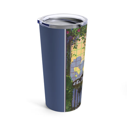 Whispers of Love: A Vintage Art Deco Fairytale Tumbler 20oz