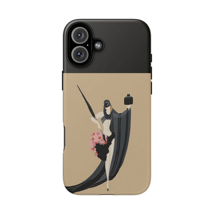 Dancer with Ink & Blossoms Phone Case – Elegant Grace & Artistic Poise