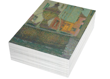 La Fontaine by Henri Le Sidaner Postcards (envelopes included) - Bundles of 10, 30, 50 Pieces