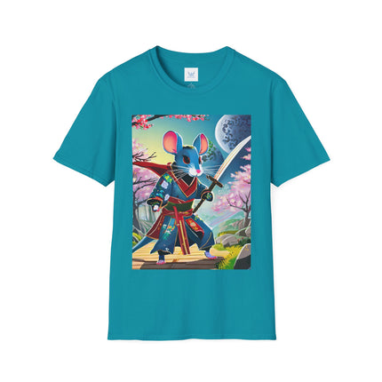 Cyber Samurai Rat Softstyle T-Shirt
