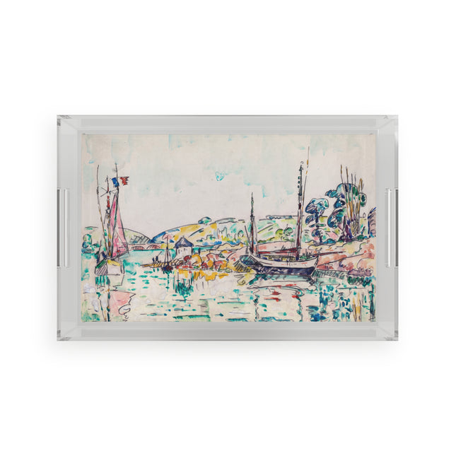 Concarneau by Paul Signac Acrylic Serving Tray