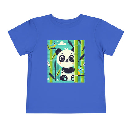 Bamboo Panda Friends Toddler Short Sleeve Tee