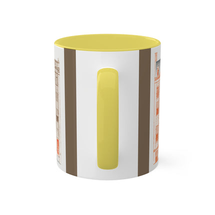 Amsterdam Canal Houses by Johan Teyler Colorful Mugs, 11oz
