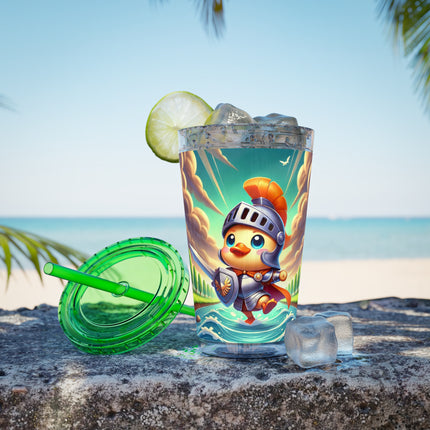 Valiant Duck Sunsplash Tumbler with Straw, 16oz