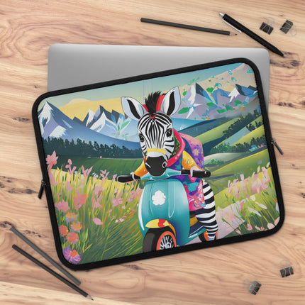 Stripes on Wheels Laptop Sleeve
