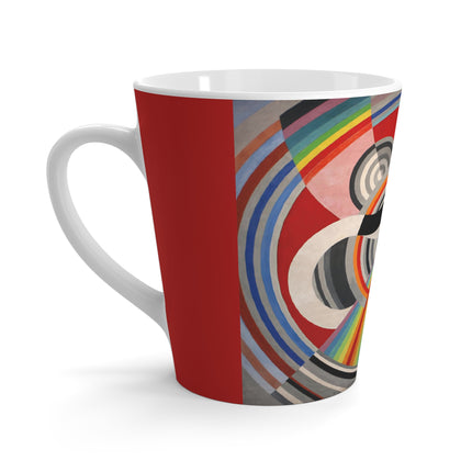 Rythme No. 1 by Robert Delaunay Latte Mug