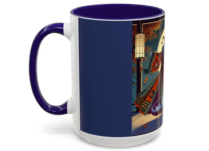 Court Magician with Ghost Butterflies Colorful Mugs (11oz, 15oz)