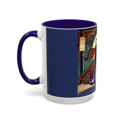 Court Magician with Ghost Butterflies Colorful Mugs (11oz, 15oz)