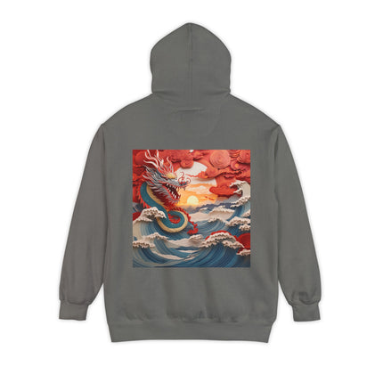 Emergence of the Dragon Unisex Garment-Dyed Hoodie