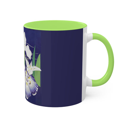 Irises by Kogyo Tsukioka Colorful Mugs, 11oz
