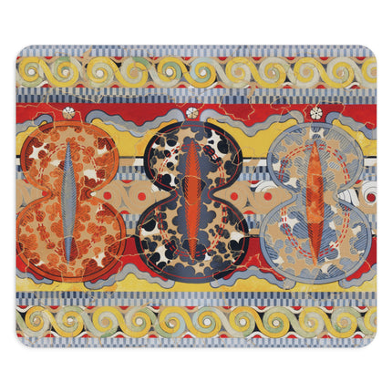 Reproduction of the Shield Frieze by Emile Gilliéron Mouse Pad, Round and Rectangle