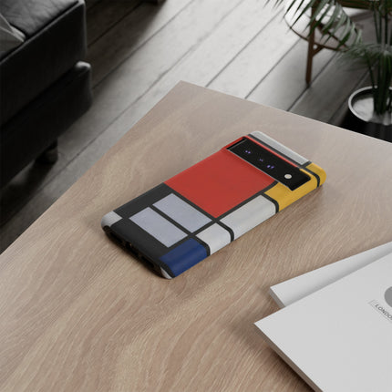 Composition with Red, Yellow, Blue, and Black by Piet Mondrian Phone Cases