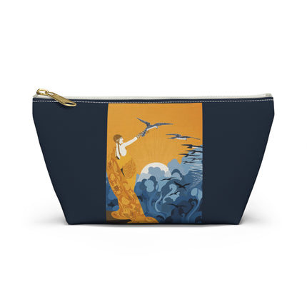 Falcon Mistress Cosmetic Bag – Art Deco Power & Golden Freedom