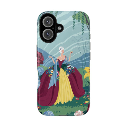 🌹🌿 The Willow Garden Promenade Phone Case – Art Deco Floral Elegance