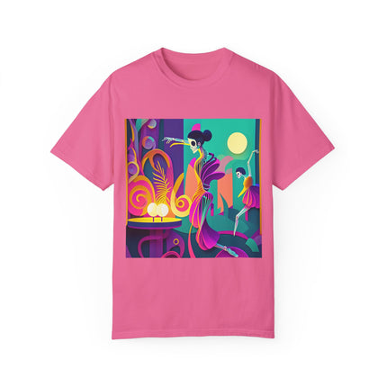 Dance of the Skeleton Ballerinas Unisex Garment-Dyed T-shirt