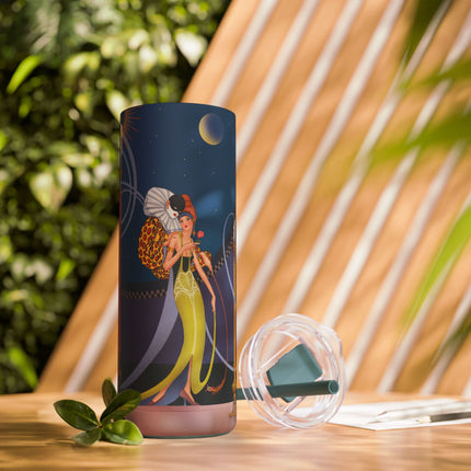 Moonlit Serenade Skinny Matte Tumbler, 20oz