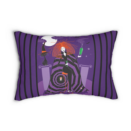 Mystic Elegance Spun Polyester Lumbar Pillow