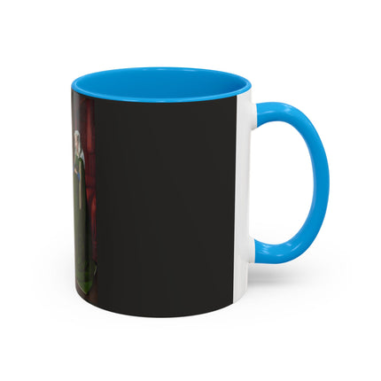 Arnolfini Portrait by Jan Van Eyck Colorful Mugs (11oz, 15oz)