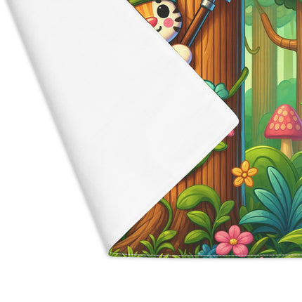 🐅🌿 Stealthy Stripes Placemat – Whimsical Jungle Tiger Adventure