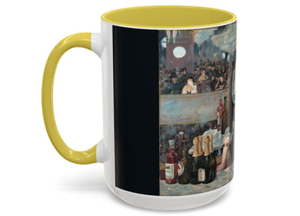 A Bar at the Folies-Bergère by Edouard Manet Colorful Mugs (11oz, 15oz)