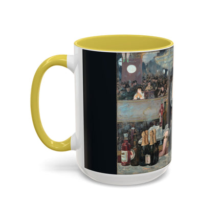 A Bar at the Folies-Bergère by Edouard Manet Colorful Mugs (11oz, 15oz)