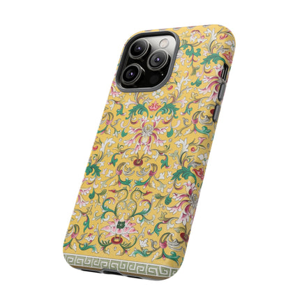 Yellow Botanical Pattern by Owen Jones Phone Cases