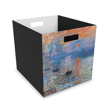 Sunrise by Claude Monet Felt Storage Box