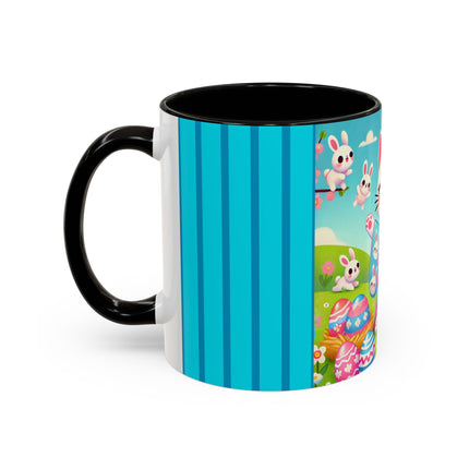 Springtime Kitten’s Easter Joy Colorful Mugs (11oz, 15oz)