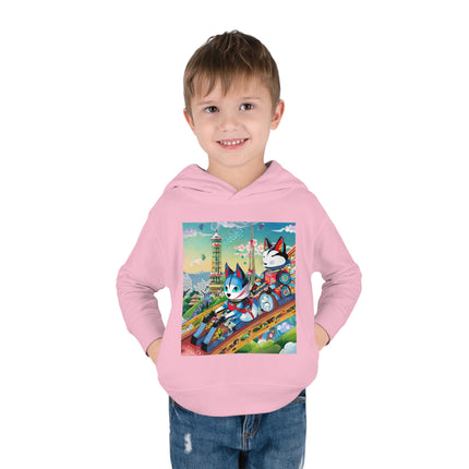 Kitsune Carnival Toddler Pullover Fleece Hoodie