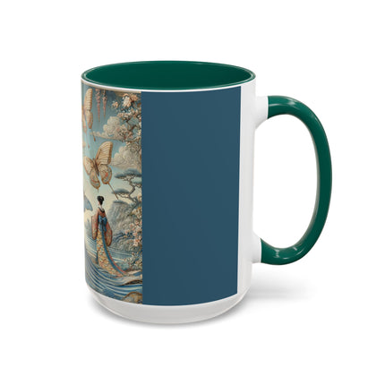Butterfly Empress Colorful Mug – Graceful Butterflies & Timeless Elegance