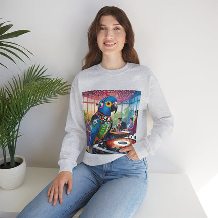 Parrot DJ Unisex Heavy Blend™ Crewneck Sweatshirt