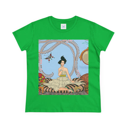 Minuit … ou l’appartement à la mode by George Barbier Women's Midweight Cotton Tee