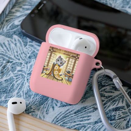 Playful Kitten in the Tea Room AirPods and AirPods Pro Case