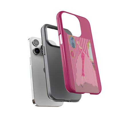 Lady in Pink Phone Case – Graceful Sophistication