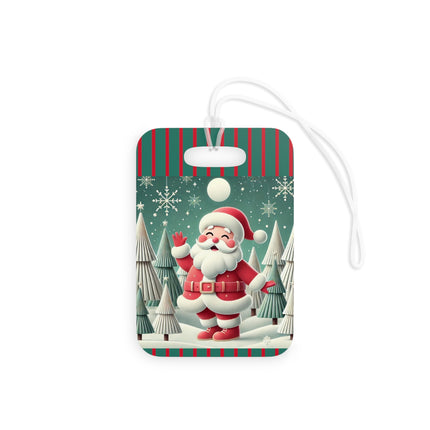 Santa's Joyful Night Luggage Tag
